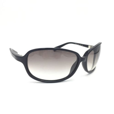 Oliver Peoples BB BK Black Squared Sunglasses w/ Gradient Gray Lenses