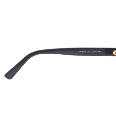 Oliver Peoples MCM615S 023 Transparent Black Round Sunglasses Gradient Gray Lens