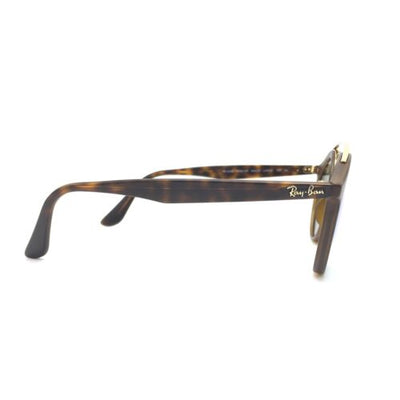 New Ray-Ban RB4256 60923R Matte Tortoise Sunglasses W/ Green Mirrored Lens 49mm