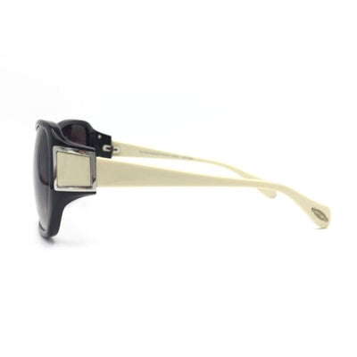 Oliver Peoples IISA BKBQ Black Crème Butterfly Sunglasses w/ Gradient Lenses