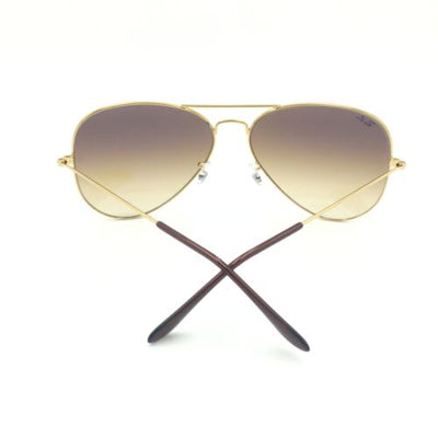 New Ray-Ban RB3026 001/51 Gold Aviator Sunglasses Brown Gradient Lens 62mm