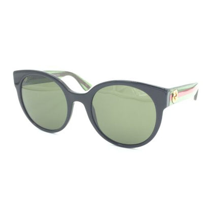Gucci GG0035S 002 Black Glitter Green Red W/ Green  Lenses 54mm