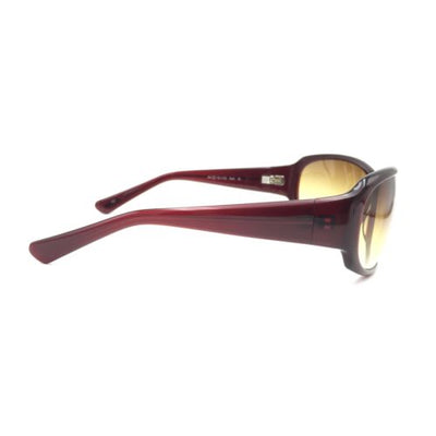 Oliver Peoples Kali Sienna Red Rectangular Sunglasses Gradient Amber Bronze Lens