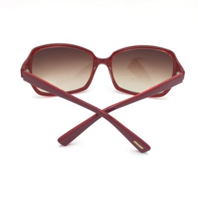 Oliver Peoples Candice SCA Red Pink Butterfly Sunglasses Gradient Brown Lenses