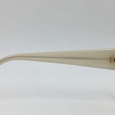 Oliver Peoples Harlot IS Pearl White Butterfly Sunglasses Gradient Brown Lenses