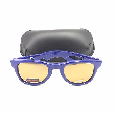 Carrera 6000 2D2N0 Blue Squared Sunglasses Brown 50mm lenses