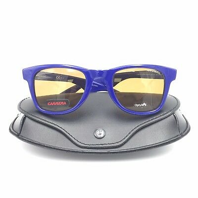 CARRERA 6000 2D2N0 50mm Men Ladies Women Square Retro Sunglasses BLUE BROWN RARE