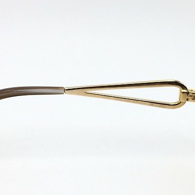 Fred Lunettes Success Solaire F2 206 Gold Shield Sunglasses Brown lenses