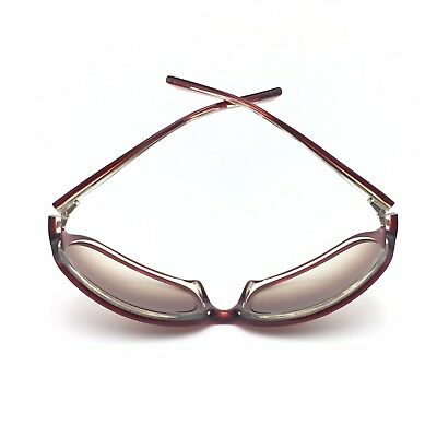 Oliver Peoples Sicry BB Transparent Red Square Sunglasses Gradient 66mm lenses