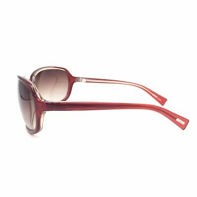 Oliver Peoples Sicry BB Transparent Red Square Sunglasses Gradient 66mm lenses