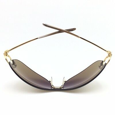 Fred Lunettes Success Solaire F2 206 Gold Shield Sunglasses Brown lenses