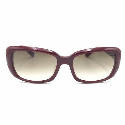 Valentino V619S 606 Burgundy Squared Sunglasses Brown Gradient 33mm lenses