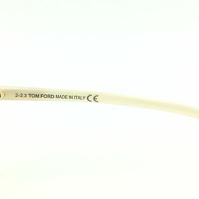 Tom Ford Carola TF 328 20F Ivory Butterfly Frame w/ Gradient Brown Lenses