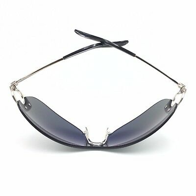 Fred Lunettes Success Solaire 102 Silver Shield Sunglasses Grey lenses