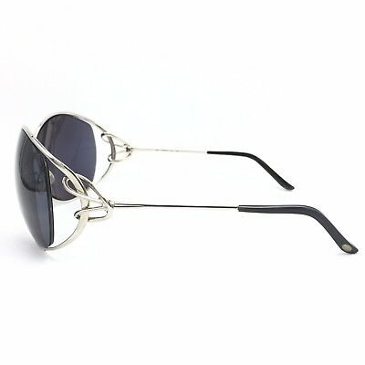 Fred Lunettes Volute N1 102 Silver Round Sunglasses Gray 70mm lenses