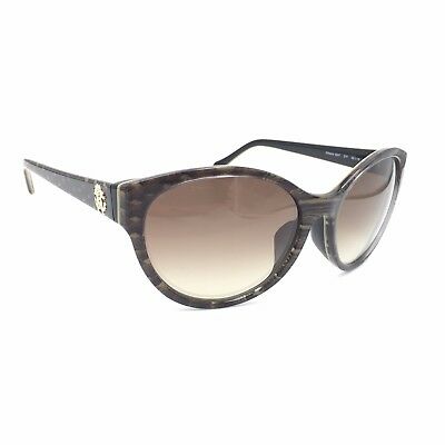 Roberto Cavalli Alrischa 824T 57F Cat Eye Sunglasses Brown Gradient 58mm lenses