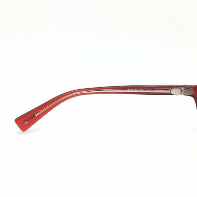 Oliver Peoples Sicry BB Transparent Red Square Sunglasses Gradient 66mm lenses