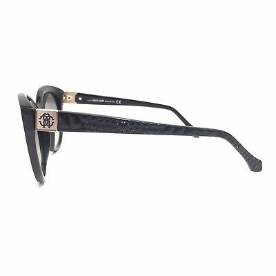 Roberto Cavalli Albaldah RC798S 01B Round Sunglasses Gray Gradient 57 mm lenses