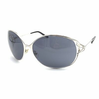 Fred Lunettes Volute N1 102 Silver Round Sunglasses Gray 70mm lenses
