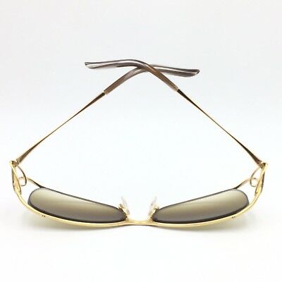 Fred Lunettes Volute N3 206 Rectangular Sunglasses Brown Gradient 57mm lenses