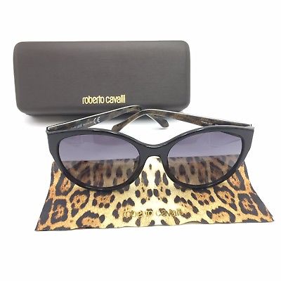 Roberto Cavalli Alrischa RC824T 05B Round Sunglasses Mahogany Gradient 58mm lens