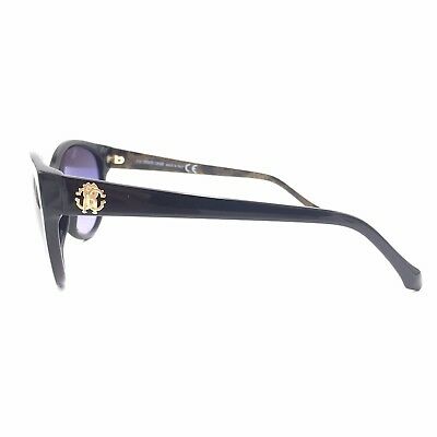 Roberto Cavalli Alrischa 824S 05B Black Cat Eye Sunglasses Gradient 58mm lenses