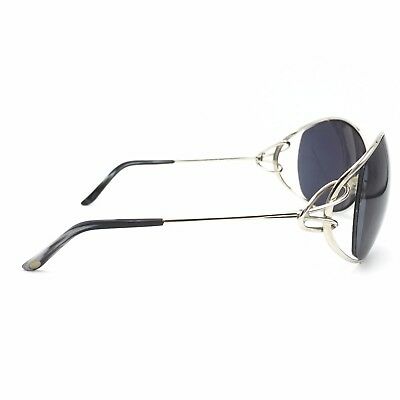 Fred Lunettes Volute N1 102 Silver Round Sunglasses Gray 70mm lenses