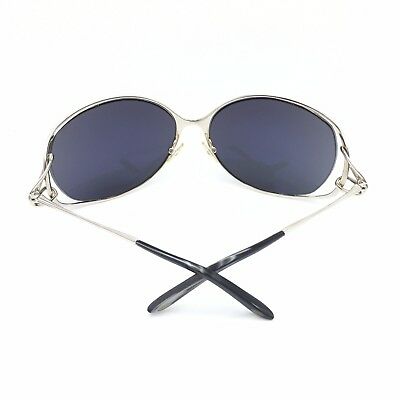 Fred Lunettes Volute N1 102 Silver Round Sunglasses Gray 70mm lenses