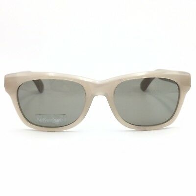 Yves Saint Laurent YSL 2321/S IXTKU Designer Squared Sunglasses Gray 52mm lenses