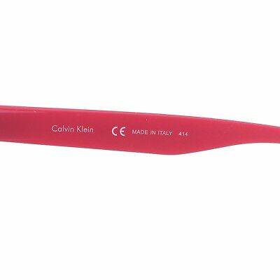 Calvin Klein 3165S 277 Matte Red Square Sunglasses Gray 54mm lenses