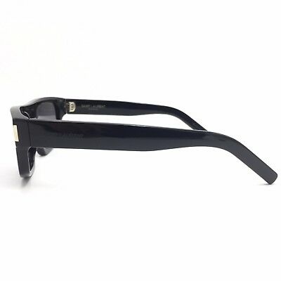 Yves Saint Laurent YSL 2320/S IVU5L Lake Green Squared Sunglasses Gray 53mm lens