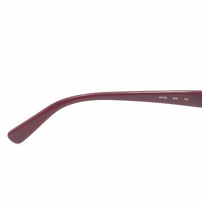Valentino V619S 606 Burgundy Squared Frame Brown Gradient 33mm lenses