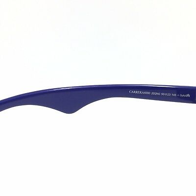 CARRERA 6000 2D2N0 50mm Men Ladies Women Square Retro Sunglasses BLUE BROWN RARE