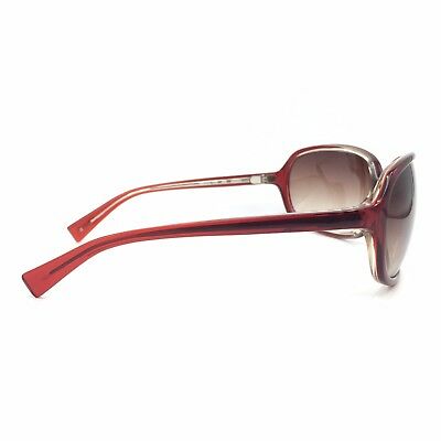 Oliver Peoples Sicry BB Transparent Red Square Sunglasses Gradient 66mm lenses