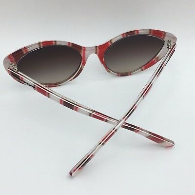Dolce & Gabbana DG4181P 2722/13 Cat Eye Sunglasses Brown Gradient 56mm lenses