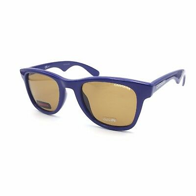 Carrera 6000 2D2N0 Blue Squared Sunglasses Brown 50mm lenses