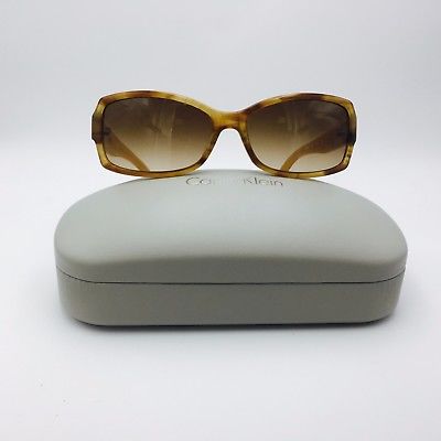 Calvin Klein CK4189S 202 Brown Tan Pattern Square Gradient Sunglasses 57mm Lens