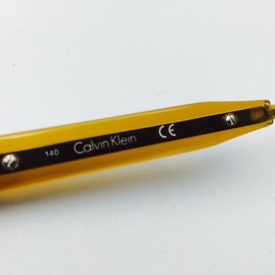 Calvin Klein CK3187S 212 Shiny Butterscotch Transp Square Sunglasses Brown 54mm