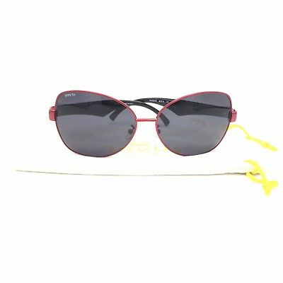 Invicta IEW020 05 Red Black Butterfly Sunglasses Gray 62mm lenses