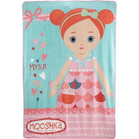 Mooshka Sing A Song Plush Blanket 62x90in