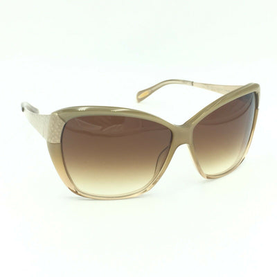 Oliver Peoples Twenty Years Skyla TZGR Gold Sunglasses Brown Gradient Lens 62mm