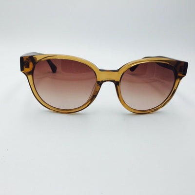 Calvin Klein CK4289S 201 Brown Transparent Grad Sunglasses Brown 55mm Lenses