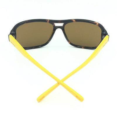 Nautica N6204S Tortoise Matte Yellow w/ Brown Polarized lenses