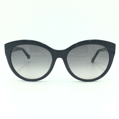 Roberto Cavalli Albaldah RC798S 01B Cat Eye Black Sunglasses Gray Gradient Lens