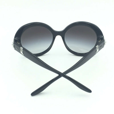 Ralph Lauren RL8145B 5001//8G Oval Black Sunglasses W/ Gray Gradient Lens 53mm
