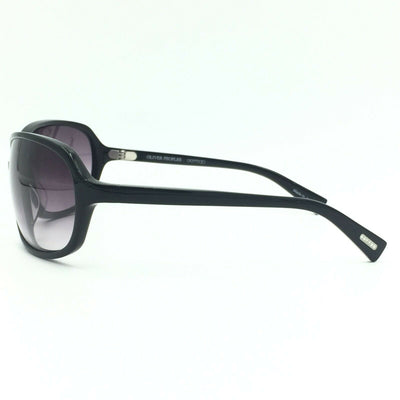 Oliver Peoples BB BK Shiny Black Sunglasses W/ Gray Gradient Lens 66mm