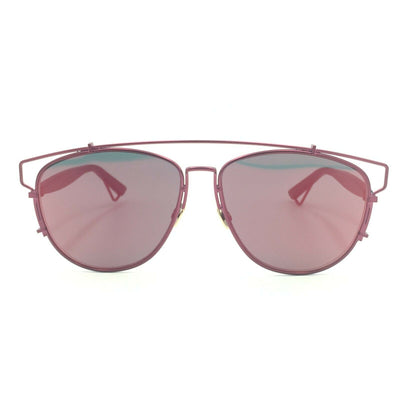 Dior Technologic TVHMJ Pilot Ruby Pink Matte Sunglasses W/ Pink Mirrored Lens