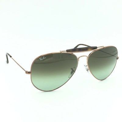 Ray-Ban RB3029 9002/A6 Outdoorsman II Bronze Sunglasses W/ Green Gradient Lens
