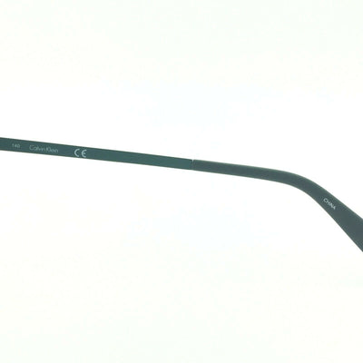 Calvin Klein CK2138S 317 Aviator Matte Green Sunglasses W/ Green Mirrored