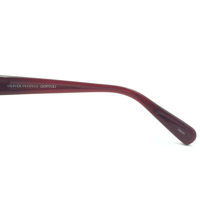 Oliver Peoples Ingenue SI Burgundy Sunglasses Brown Gradient Lens 62m